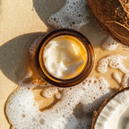 Natural tallow outdoor lotion in eco-friendly jar