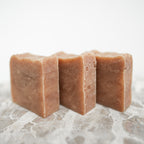 

Natural shampoo bars with coconut, olive, and castor oils