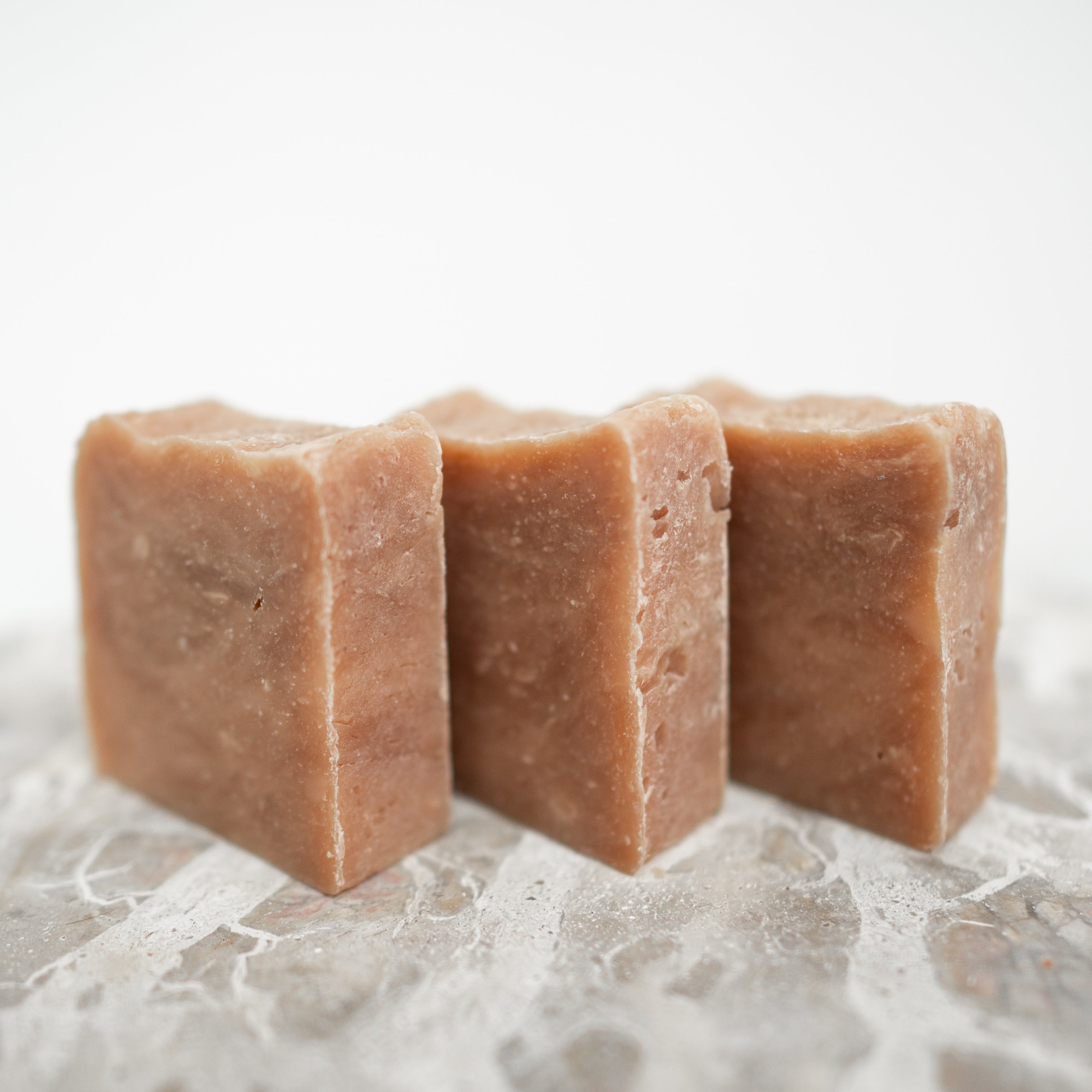 

Natural shampoo bars with coconut, olive, and castor oils