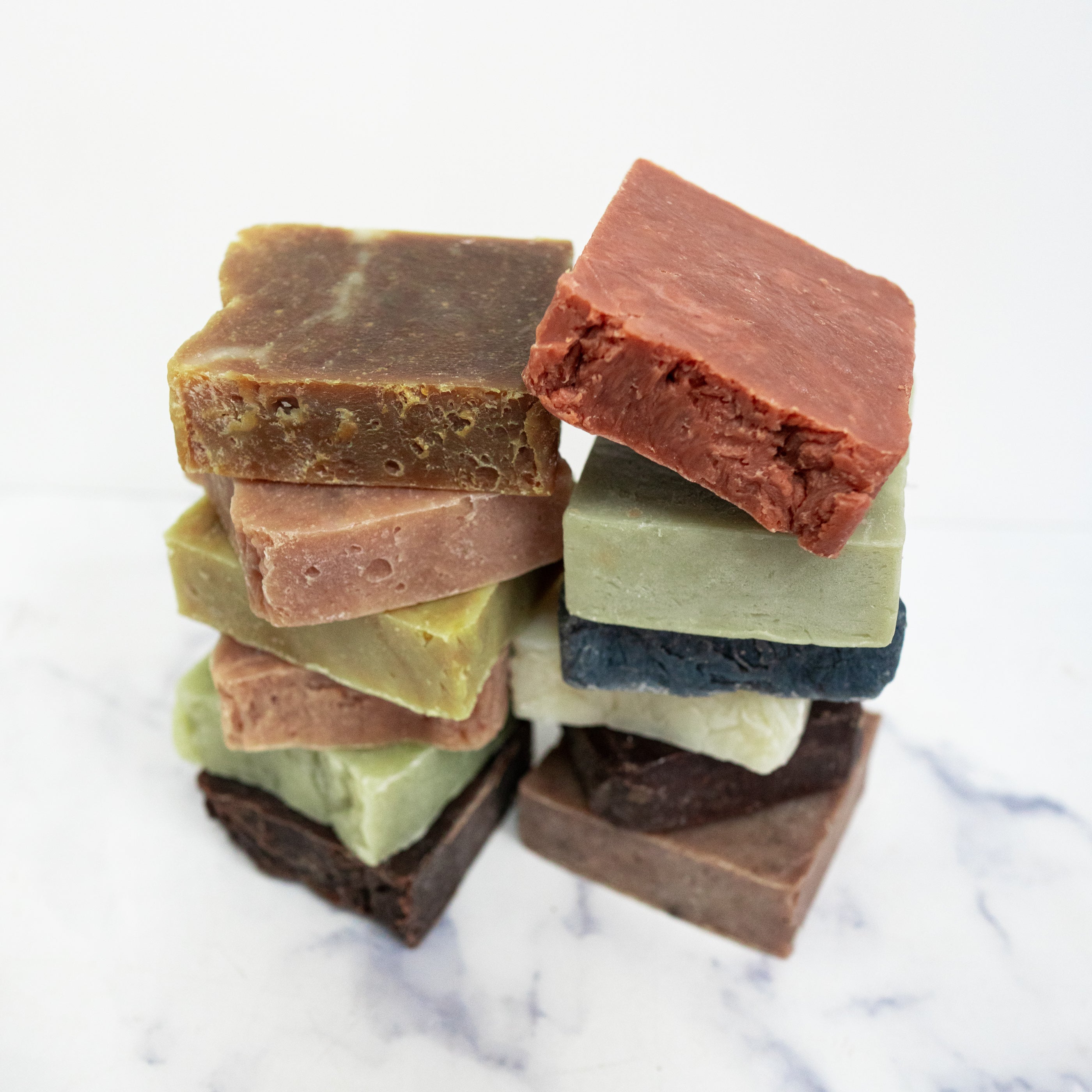 Handcrafted tallow soap bars in assorted natural scents